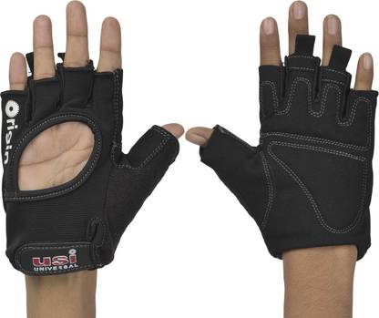 USI UNIVERSAL Gym Gloves , Origin Fitness Workout Powerlifting Gloves, Made of Polyester, Foam Gym & Fitness Gloves