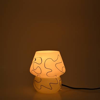 1st Time Decorative Glass Table Lamp With Hand Decorative Colorful Glass Shade Table Lamp