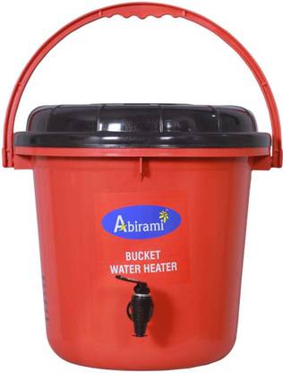 Abirami 1 L Instant Water Geyser (Instant Bucket Water Heater-SHOCKPROOF Power saving Low Electricity Bill, Red)