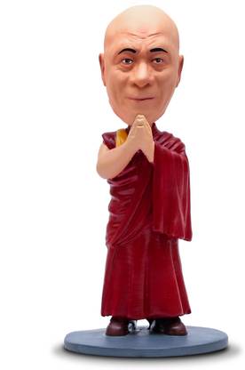VIEWZONE Dalai Lama Bobblehead standing for Car Dashboard, Office Desk & Study Table