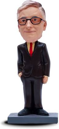 VIEWZONE Bill Gates Bobblehead standing for Car Dashboard, Office Desk & Study Table