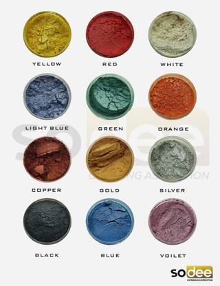 Sodee Artistry Epoxy Resin Pigment - 12 Color Translucent Epoxy Pearl Pigment Set For Resin Art Medium