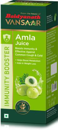 Baidyanath Amla juice 1L | For healthy skin & hair growth | 100% Cold Pressed
