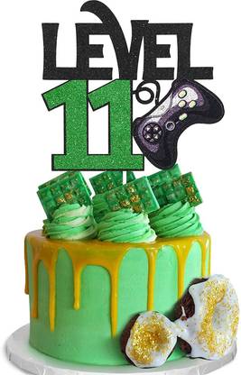 Festiko Festiko Level 11 Game Birthday Cake Topper - Video Cake Topper