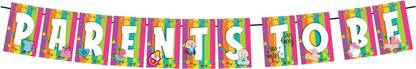 Balloonistics Parents To Be Banner for Background and Party Decorations Banner