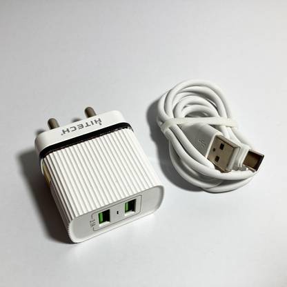 HI-TECH 3.1 A Wall Charger for Mobile with Detachable Cable