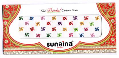 SUNAINA Traditional Multicolour Swastik Bindi With Stone For Women & Girl (SSSBM101) FOREHEAD Multicolor Bindis  (STICK ON)