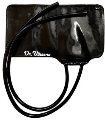 Dr. Viksons Blood Pressure Bp Cuff Rubber Double Tube Silicon Tube Mercury Bp Blader Bp Monitor Cuff