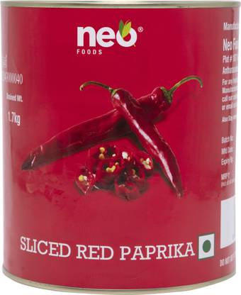neo Sliced Red Paprika I Ready to Eat I Non-GMO I Chilli