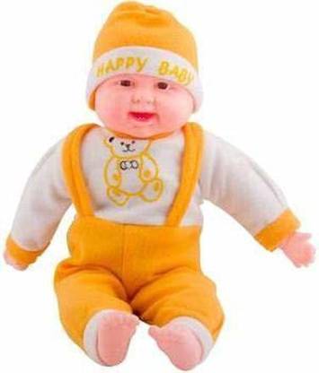 Globular Big Size Hapiy Baby Laughing Doll with Touch Sensor and Musical Sound for Kids