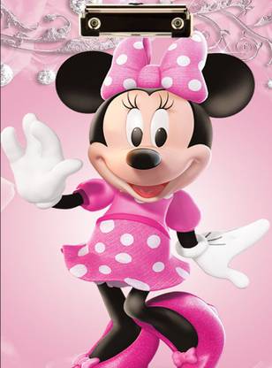 BPDESIGNSOLUTION Mickey Mouse Digital Reprint Clipboard Exam Pad (14x9.5 Inches) Premium Quality