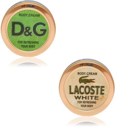 Al-Mahir D & G + Lacoste White Perfumed Cream 15gm x 2