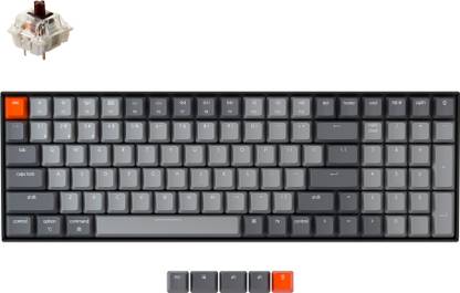 Keychron K4-B3 Bluetooth, Wired USB, Wireless Laptop-size Multi-device Keyboard Compatible with Desktop, Laptop, Mac