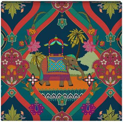 India Circus by Krsnaa Mehta Canvas 16 inch x 16 inch Painting