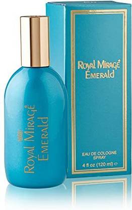 ROYAL MIRAGE EMERALD EAU DE COLOGNE SPRAY PERFUME Eau de Cologne  -  120 ml