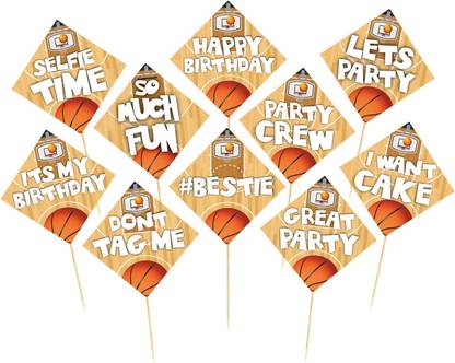 Balloonistics Basketball Theme Birthday Photo Booth Party Props Party Decoration Item Photo Booth Board