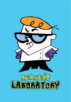 Dexter's Laboratory Poster| Cartoon | A3 Wall Poster (Pack of 1), Multicolour Paper Print