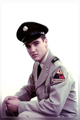 Elvis Presley Also Known As Elvis Aaron Presley An American Singer And Actor King Of Rock And Roll Matte Finish Poster Paper Print