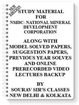 Study Material On (Nmdc) National Mineral Development Corporation [pack Of 4 Books] With Model Question Papers + Topicwise Analysis + Mcq Questions+ Special Practice Set