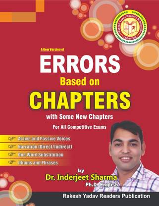 ERRORS Based On CHAPTERS With Some New Chapters For All Competitive