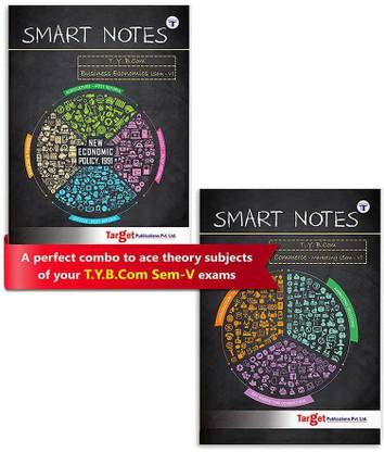 TYBCom Sem 5 Business Economics And Commerce Marketing Smart Notes Books | B.Com 3rd Year Mumbai University | Handwritten Notes | Includes Objective Questions, Model Question Paper, Smart Codes