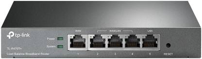 TP-Link TL-R470T+ Router 0 GHz 100 Mbps Wifi Speed NA Ethernet (Cable Broadband)