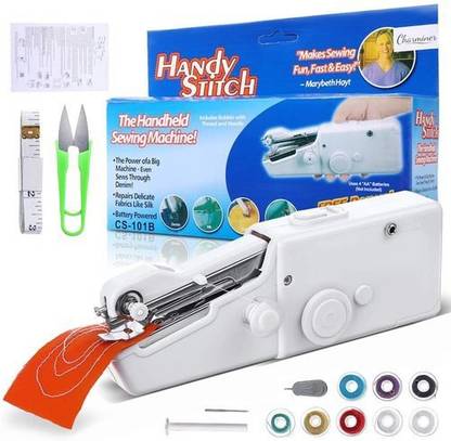Telebuy Handheld Mini Handy Silai Cordles Portable Stich for Home Tailoring Hand Machine Stapler Sewing Machine