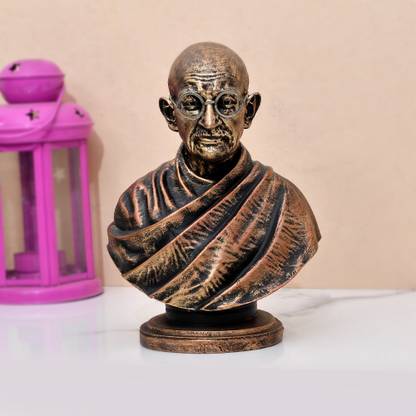 Craft Junction Polyresin Mahatma Gandhi Father Of Nation India HandCrafted Statue Decorative Showpiece  -  20 cm
