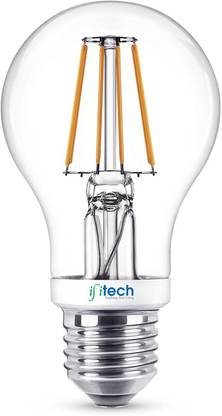 IFITech Smart Wi-Fi 7 Watt LED Edison Light Bulb Compatible with Alexa, Google Assistant, E27 Base, Dimmable, Soft White 2700K,700LM, Mobile App Control Smart Bulb