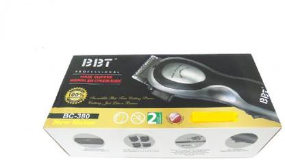 BBT BC-380 Professional Hair Clipper Trimmer 0 min  Runtime 5 Length Settings
