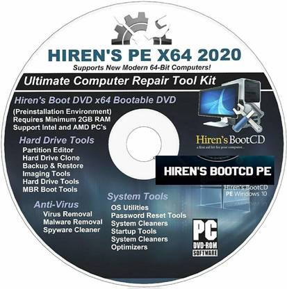 TekyMeky Hirens Boot CD 16.2 Tool to Fix & Repair Most PC Problems / Software Repair