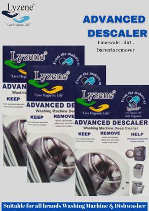 Lyzene Advanced Descale Powder (150 gm) Detergent Powder (Lemon)