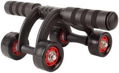 HACKERX Fitness AB Roller 4 Wheel Home Workout Machine Abdominal ab wheel Ab Exercisee Ab Exerciser