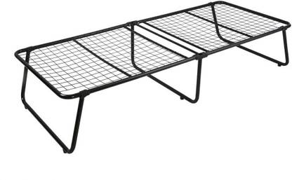 blumuno Strong Folding Bed (cot) 6 x 2.5ft - Durable Metal Single Bed
