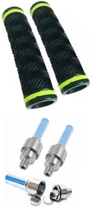 PESKY Bicycle Handle Grip + Led Wheel Reflector Bicycle Handle Grip