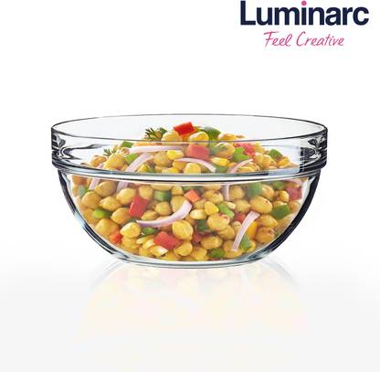 LUMINARC Glass Mixing Bowl Multipurpose Mixing bowl 26cm/4250ml Tempered