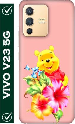 FULLYIDEA Back Cover for vivo V23 5G, ViVO V23 5G, VIVO V23, VIVO V2130, Winnie-The-Pooh, Cartoon, Bear