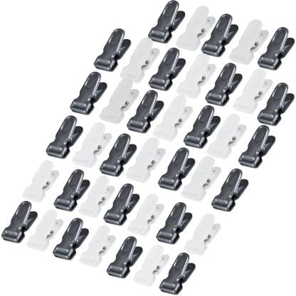 viguni Plastic Clothes Clips / Pegs (Multipurpose, Heavy-Duty) - Pack of 40 pieces Plastic Cloth Clips