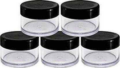 Haroods Empty Jar For Lip Balm Containers Transparent Jar With Black Cap 100 Ml Plastic Utility Container Price In India Buy Haroods Empty Jar For Lip Balm Containers Transparent Jar