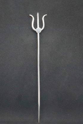 moonplus Silver Trisul, Soolam, Amman Deity Ornament