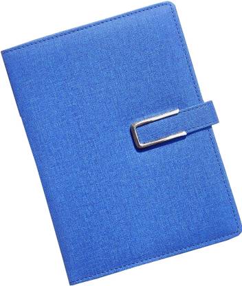 Excel Leather Hard Bound Notebook Journal Diary For Office Use With Loop A5 Notebook RULED 200 Pages