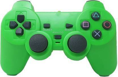 BVG PS2 Wired Controller DUALSHOCK 2 For PS2 Controller Green Gamepad  Gamepad