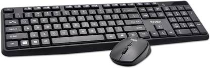 Intex IT-WLKBM01 Wireless Standard Multi-device Keyboard Compatible with Desktop, Laptop, Mac