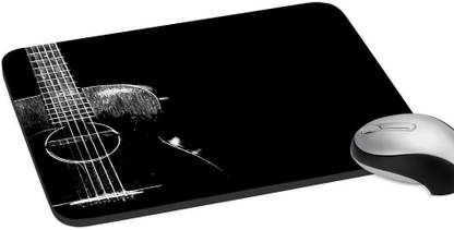 MIKKA Abstract Mouse Pad Black Gaming Mouse Non-Slip Pad 7.2x8" Inch Mousepad