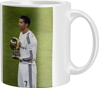 Vrantikar Cristiano Ronaldo 5 Printed Gift Ceramic Coffee Mug