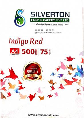 SILVORTON Indigo Series Unruled A4 75 gsm A4 paper