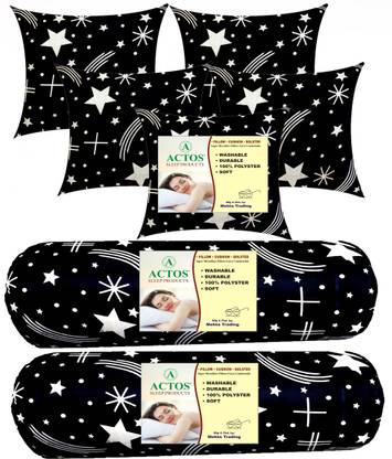 ACTOS Microfibre Bolster Pack of 7 Geometric