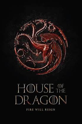 House Of Dragon| Game of Thrones | A3 Wall Poster (Pack of 1), Multicolour Paper Print