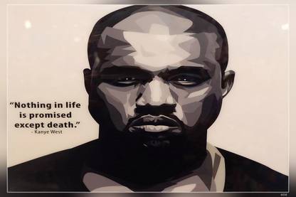 Kanye West N American Rapper Singer Songwriter Matte Finish Poster Paper Print
