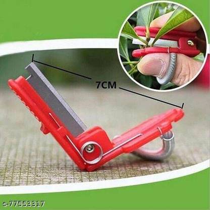 FLOSTRAIN Thumb Knife, Kitchen Garden Finger Cutter Tool for Cutting Vegetables Plant Chain Saw Pruner